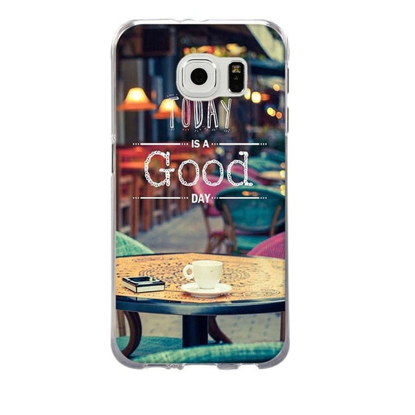 For Coque Samsung S6 Case 3D Relief Printing Silicone TPU Cover For Galaxy S6 Phone Case For Coque Samsung Galaxy S6 S 6 Bag