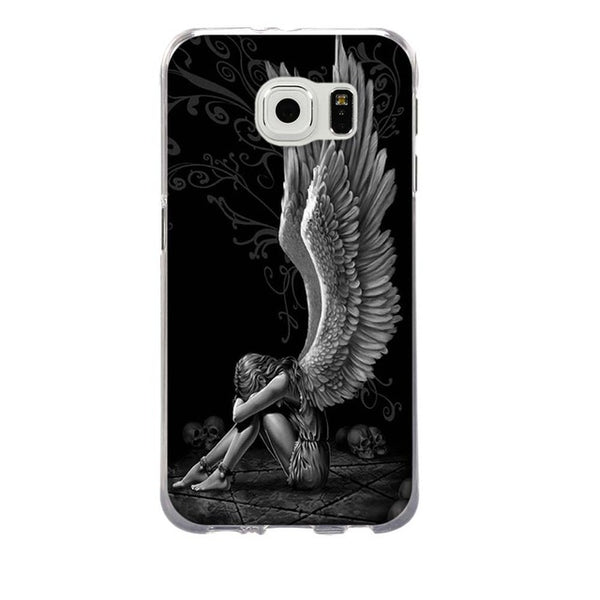 For Coque Samsung S6 Case 3D Relief Printing Silicone TPU Cover For Galaxy S6 Phone Case For Coque Samsung Galaxy S6 S 6 Bag