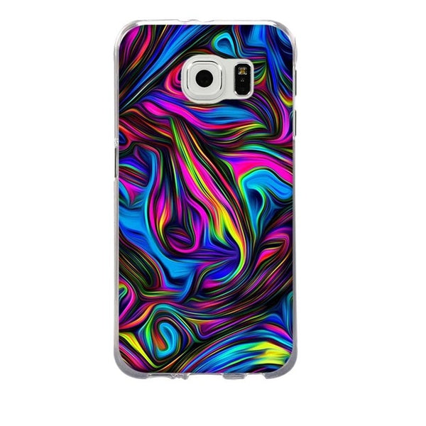 For Coque Samsung S6 Case 3D Relief Printing Silicone TPU Cover For Galaxy S6 Phone Case For Coque Samsung Galaxy S6 S 6 Bag