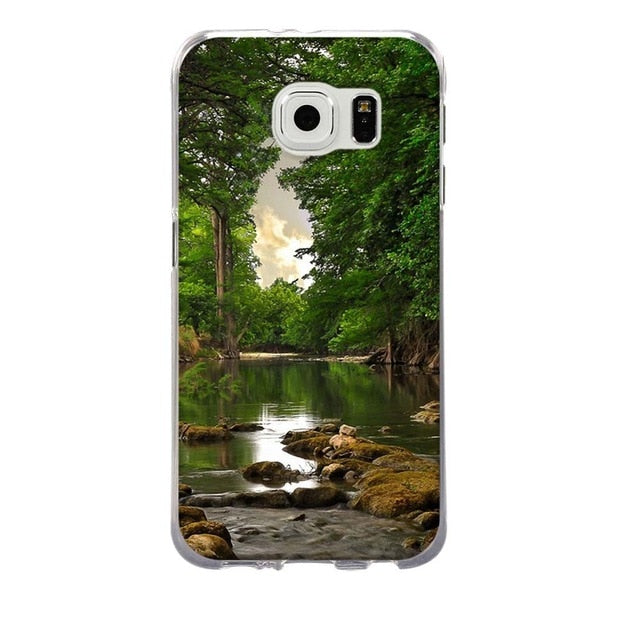 For Coque Samsung S6 Case 3D Relief Printing Silicone TPU Cover For Galaxy S6 Phone Case For Coque Samsung Galaxy S6 S 6 Bag