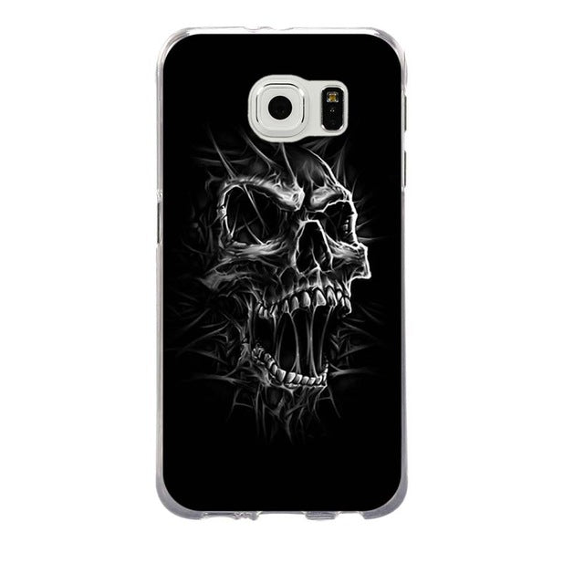 For Coque Samsung S6 Case 3D Relief Printing Silicone TPU Cover For Galaxy S6 Phone Case For Coque Samsung Galaxy S6 S 6 Bag