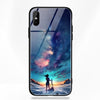 TOMKAS Glass Phone Case For iPhone X 7 8 10 6 s XS Star Space Cover Case For iPhone 8 7 6 6s Plus X Luxury Case Silicone Coque 6