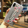 USLION Lotus Flower Case For iPhone 8 Plus XS Max XR 3D Relief Rose Floral Phone Case For iPhone X 7 6 6S Plus 5 SE TPU Cover