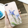 USLION Lotus Flower Case For iPhone 8 Plus XS Max XR 3D Relief Rose Floral Phone Case For iPhone X 7 6 6S Plus 5 SE TPU Cover