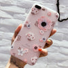 USLION Flower Silicon Phone Case For iPhone 7 8 Plus XS Max XR Rose Floral Cases For iPhone X 8 7 6 6S Plus 5 SE Soft TPU Cover