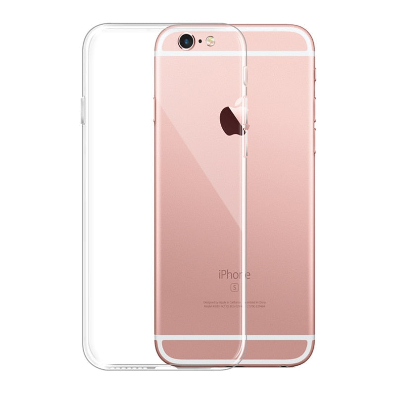 Phone Cases For iPhone 5 6 6s 7 8 X XS max XR Case Soft Transparent Silicone Clear Case Back Cover For iPhone 6 6s 7 8 Plus Case