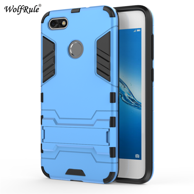 For Cover Huawei P9 Lite Mini Case P9 Lite 2017 2016 Silicone & PC Stand Phone Case For Huawei P9 Lite Mini Cover Fundas 5''