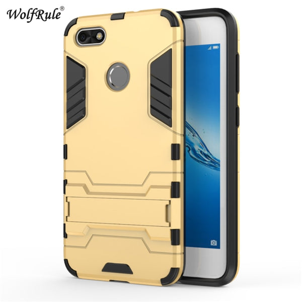 For Cover Huawei P9 Lite Mini Case P9 Lite 2017 2016 Silicone & PC Stand Phone Case For Huawei P9 Lite Mini Cover Fundas 5''