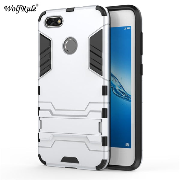 For Cover Huawei P9 Lite Mini Case P9 Lite 2017 2016 Silicone & PC Stand Phone Case For Huawei P9 Lite Mini Cover Fundas 5''
