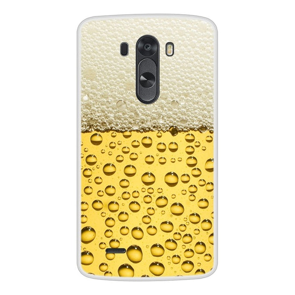 Case For LG G3 Soft Silicone TPU Chic Pattern Painting Phone Cover Coque For LGG3 D855 Cases