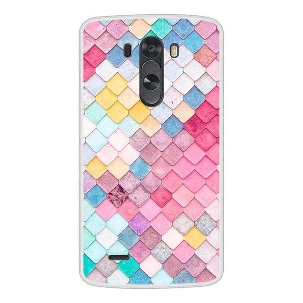 Case For LG G3 Soft Silicone TPU Chic Pattern Painting Phone Cover Coque For LGG3 D855 Cases