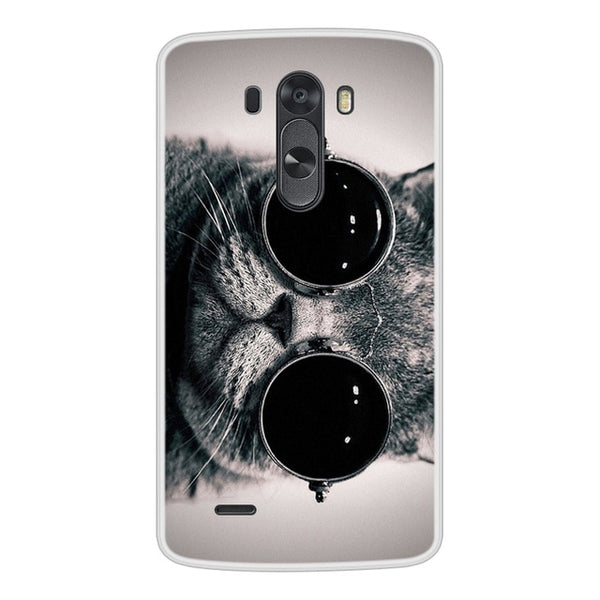 Case For LG G3 Soft Silicone TPU Chic Pattern Painting Phone Cover Coque For LGG3 D855 Cases