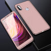 H&A H&A Luxury 360 Degree Full Cover Phone Case For Xiaomi Redmi Note 5 5A Screen Protector Cover 4X 4A Note 5 Plus Case Glass