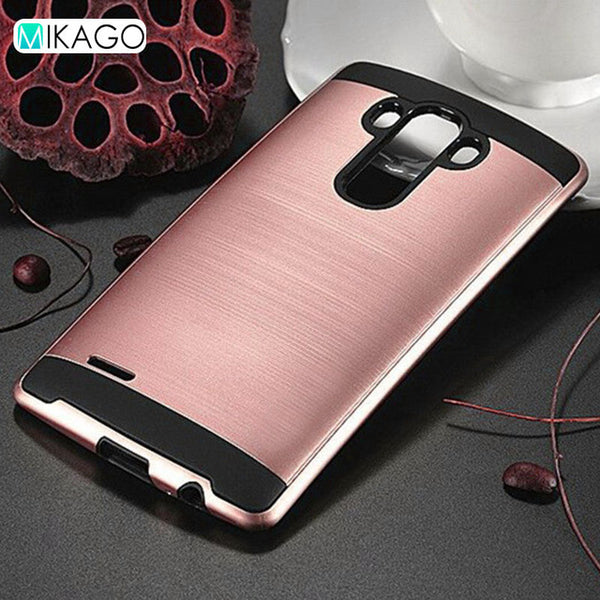 Wire drawing Shockproof case 5.5for LG G3 Case For LG G3 D855 D856 D857 Mobile Phone Cover Case