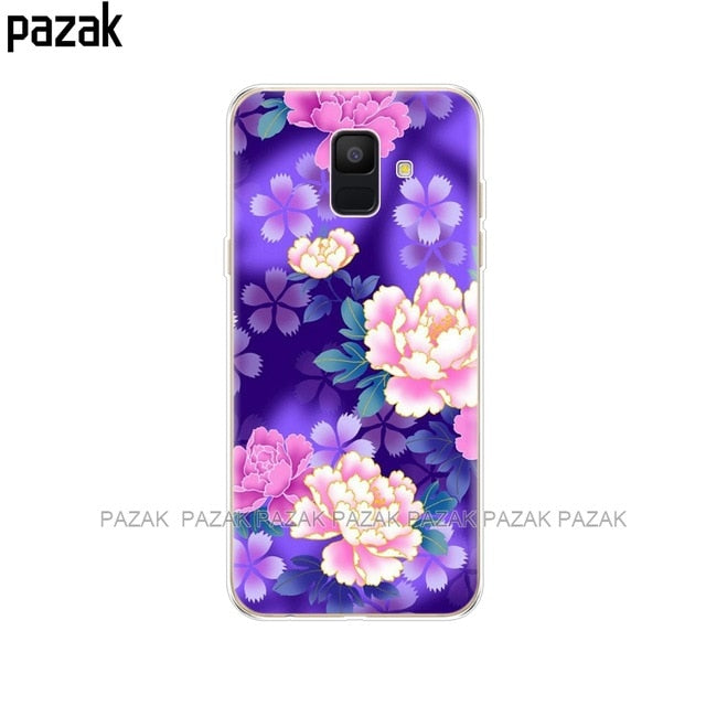 Silicon Phone Case For Samsung Galaxy A6 2018 Dual SIM SM A600 A600F Soft Tpu Back Cover For Samsung A6 Plus 2018 A605 A605F new