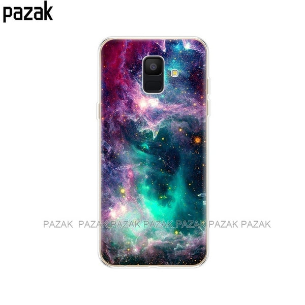 Silicon Phone Case For Samsung Galaxy A6 2018 Dual SIM SM A600 A600F Soft Tpu Back Cover For Samsung A6 Plus 2018 A605 A605F new