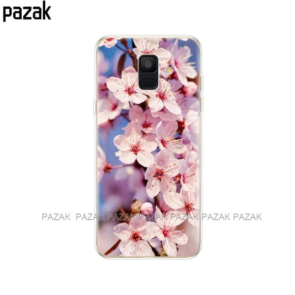 Silicon Phone Case For Samsung Galaxy A6 2018 Dual SIM SM A600 A600F Soft Tpu Back Cover For Samsung A6 Plus 2018 A605 A605F new