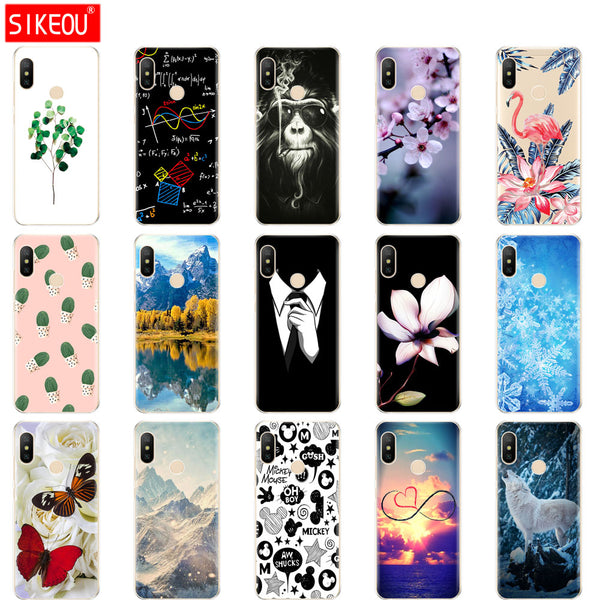 Silicone case For Xiaomi MI A2 LITE Case Full Protection Soft tpu Back Cover Phone Cases For Xiomi MI A2 LITE bumper Coque clear