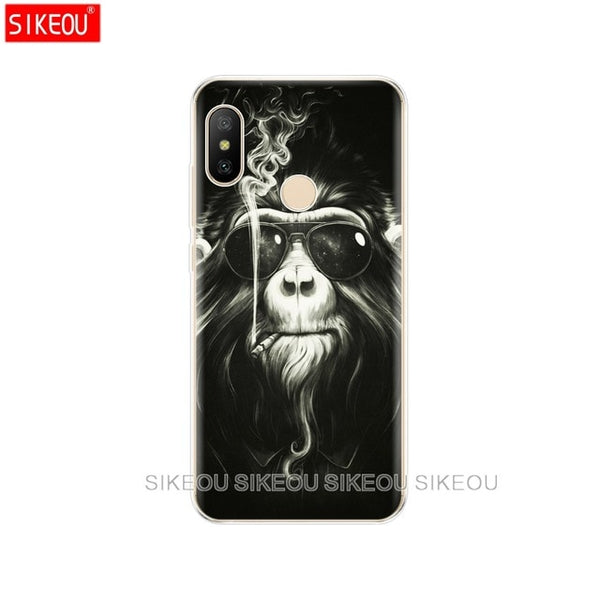 Silicone case For Xiaomi MI A2 LITE Case Full Protection Soft tpu Back Cover Phone Cases For Xiomi MI A2 LITE bumper Coque clear