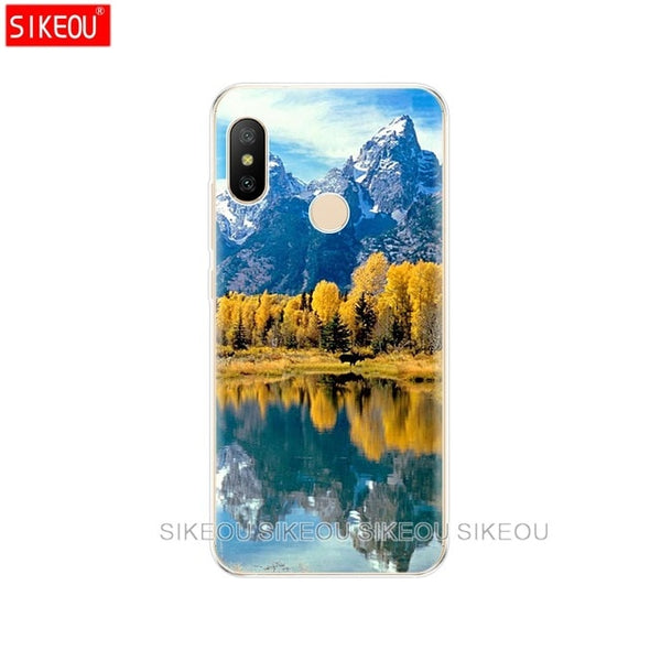 Silicone case For Xiaomi MI A2 LITE Case Full Protection Soft tpu Back Cover Phone Cases For Xiomi MI A2 LITE bumper Coque clear