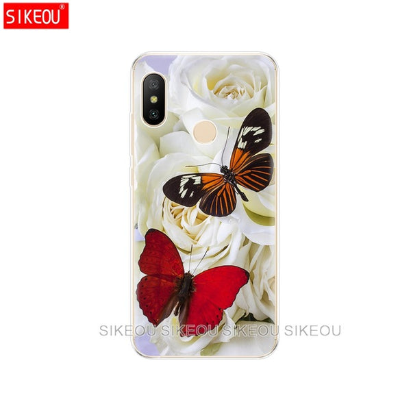 Silicone case For Xiaomi MI A2 LITE Case Full Protection Soft tpu Back Cover Phone Cases For Xiomi MI A2 LITE bumper Coque clear