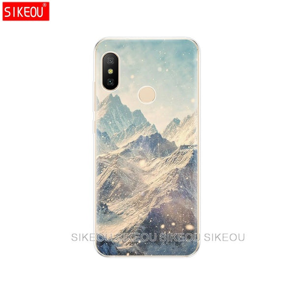 Silicone case For Xiaomi MI A2 LITE Case Full Protection Soft tpu Back Cover Phone Cases For Xiomi MI A2 LITE bumper Coque clear