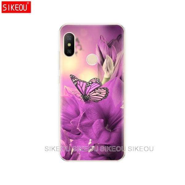 Silicone case For Xiaomi MI A2 LITE Case Full Protection Soft tpu Back Cover Phone Cases For Xiomi MI A2 LITE bumper Coque clear