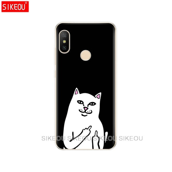 Silicone case For Xiaomi MI A2 LITE Case Full Protection Soft tpu Back Cover Phone Cases For Xiomi MI A2 LITE bumper Coque clear