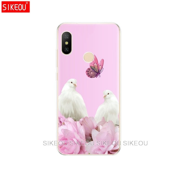 Silicone case For Xiaomi MI A2 LITE Case Full Protection Soft tpu Back Cover Phone Cases For Xiomi MI A2 LITE bumper Coque clear