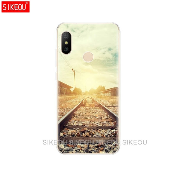 Silicone case For Xiaomi MI A2 LITE Case Full Protection Soft tpu Back Cover Phone Cases For Xiomi MI A2 LITE bumper Coque clear