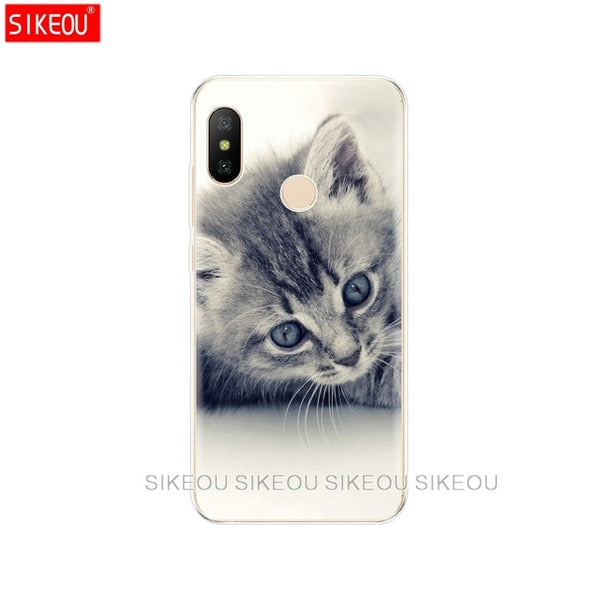 Silicone case For Xiaomi MI A2 LITE Case Full Protection Soft tpu Back Cover Phone Cases For Xiomi MI A2 LITE bumper Coque clear