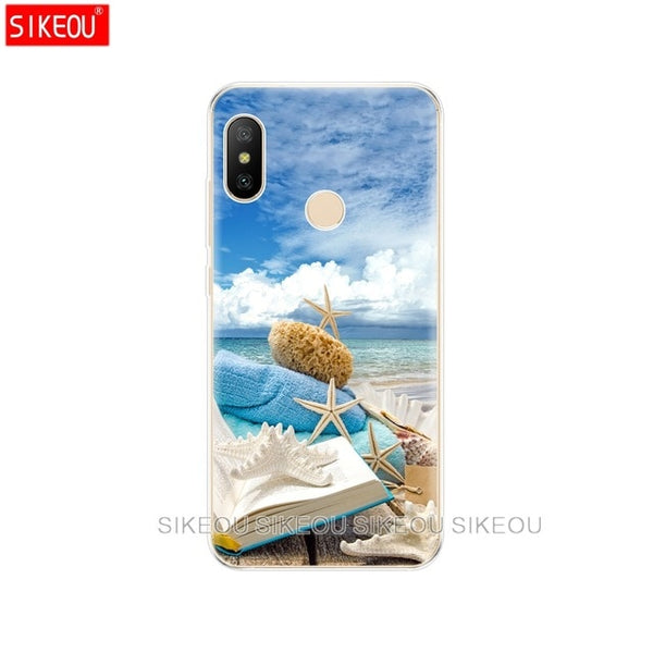 Silicone case For Xiaomi MI A2 LITE Case Full Protection Soft tpu Back Cover Phone Cases For Xiomi MI A2 LITE bumper Coque clear