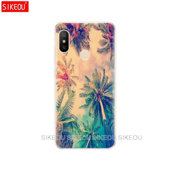 Silicone case For Xiaomi MI A2 LITE Case Full Protection Soft tpu Back Cover Phone Cases For Xiomi MI A2 LITE bumper Coque clear