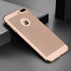 Ultra Slim Phone Case For iPhone 6 6s 7 8 Plus Hollow Heat Dissipation Cases Hard PC For iPhone 5 5S SE Back Cover Coque X S MAX