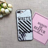 OW off Stripes Graffiti Marble Case For iphone Xs Max Xr X 8 7 6 6S Plus Fashion White Black Soft Silicon TPU Phone Cover Funda