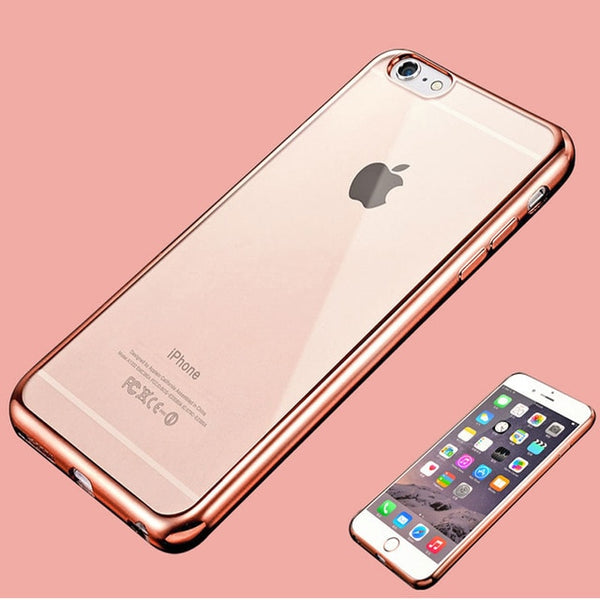 Litchi grain luxury Plating TPU silicone mobile phone case For iphone X Xr Xs Max 6 6s plus 7 8 plus 5 5s se Plating Frame cover