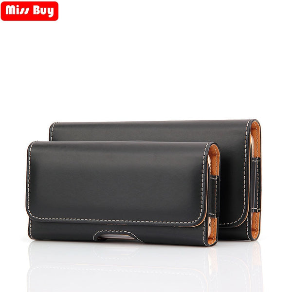 Missbuy Phone Case Pouch For iPhone X 10 8 7 6 6S Plus 5 5S SE 5C 4 4S Belt Clip Holster Leather Cover for iPhone Xr Xs Max Case