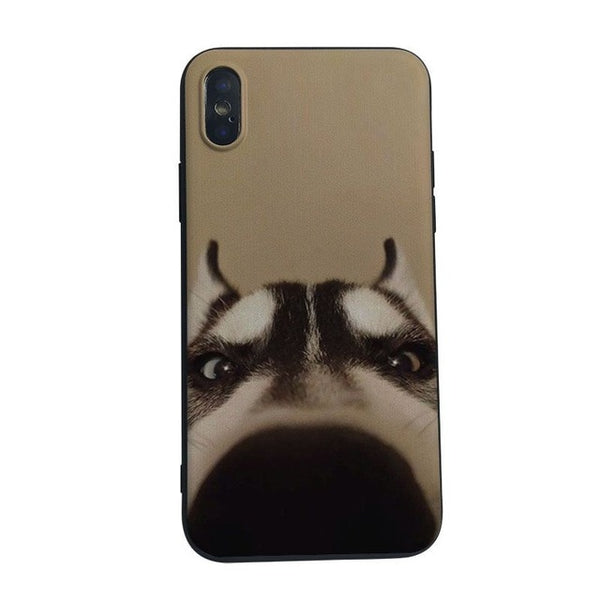 Yinuoda Husky cute simple phone cases For iphone 8 8plus 7 7plus 6 6plus 5 5s 5c SE Mobile cover