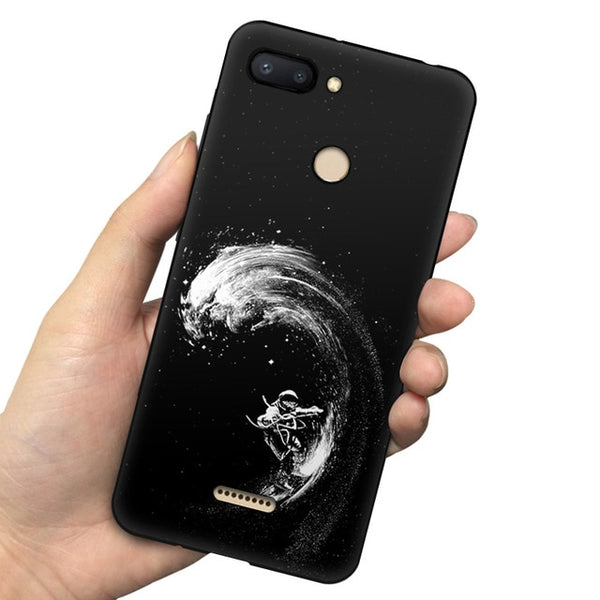 EiiMoo Funda Capa For Xiaomi Redmi 6 Case For Xiaomi Redmi 6A Case Silicone Phone Back Coque For Xaomi Redmi 6 6A Cover Soft TPU