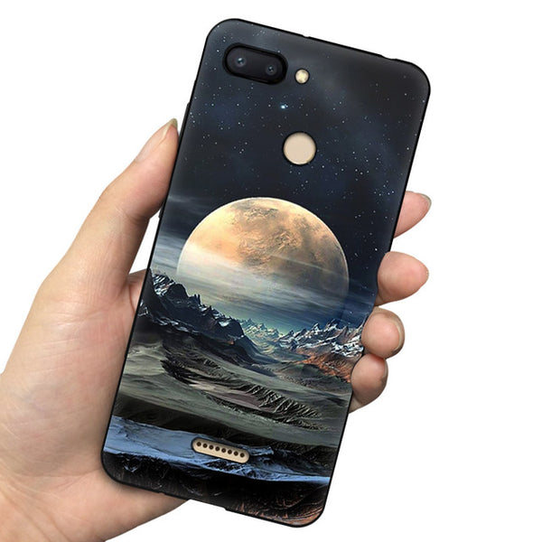 EiiMoo Funda Capa For Xiaomi Redmi 6 Case For Xiaomi Redmi 6A Case Silicone Phone Back Coque For Xaomi Redmi 6 6A Cover Soft TPU