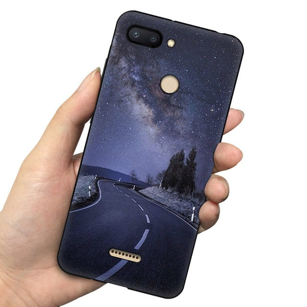 EiiMoo Funda Capa For Xiaomi Redmi 6 Case For Xiaomi Redmi 6A Case Silicone Phone Back Coque For Xaomi Redmi 6 6A Cover Soft TPU