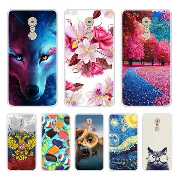 Case For Lenovo K6 Note Soft Silicone TPU Cool Patterned Painting Phone Cover For Lenovo K6 Note Case Cover