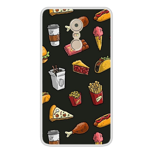 Case For Lenovo K6 Note Soft Silicone TPU Cool Patterned Painting Phone Cover For Lenovo K6 Note Case Cover