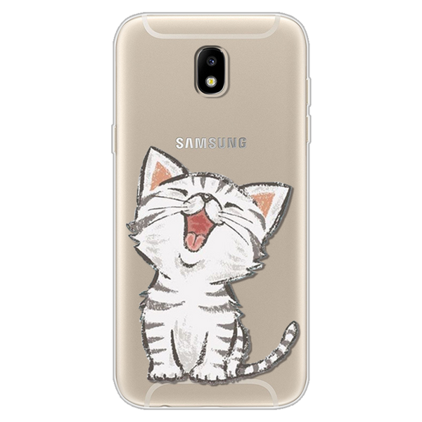 Case for Samsung Galaxy J5 2017 Case J530 Ultra Thin Soft Silicone TPU Protective Minnie Transparent Back Bags Cover Coque