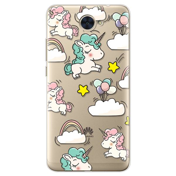 Painted Case For Huawei Y7 Minnie Soft Silicon Case Back Phone Cover For Huawei Y7 / Nova Lite+ Cases Cartoon Pattern Shells