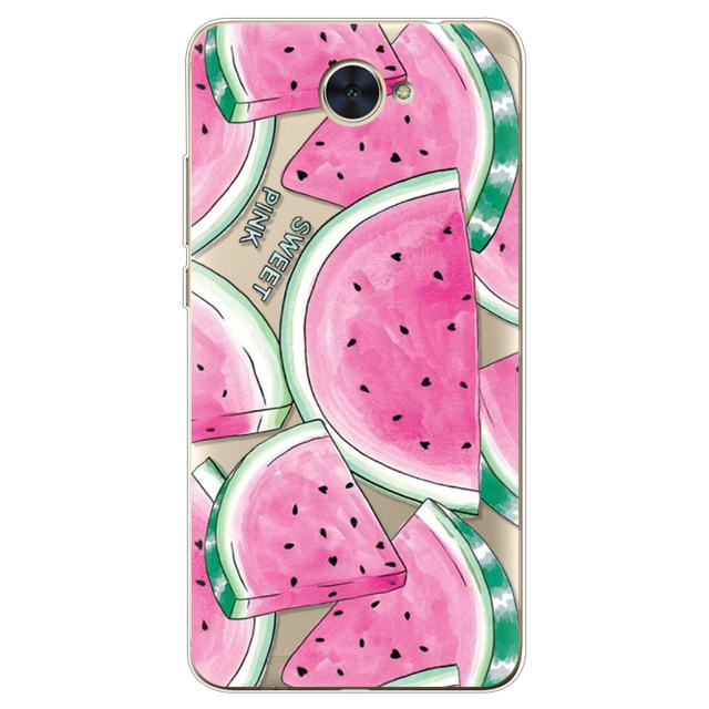 Painted Case For Huawei Y7 Minnie Soft Silicon Case Back Phone Cover For Huawei Y7 / Nova Lite+ Cases Cartoon Pattern Shells