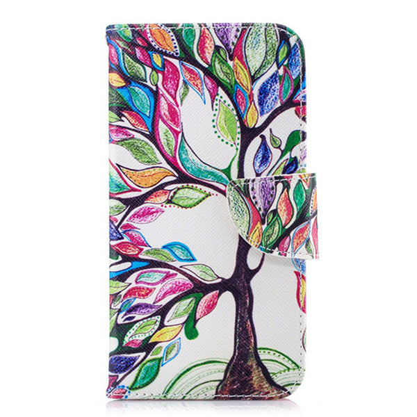 Y6 2018 Case on For Fundas Huawei Honor 7A Pro case 5.7 inch For Fundas Huawei Y6 Prime 2018 Cover Painted Wallet Phone Cases