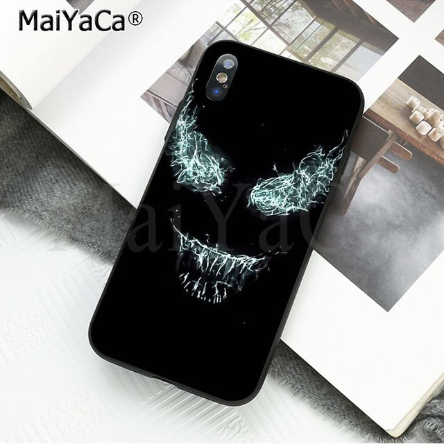 MaiYaCa Marvel Venom Newest Super Hero Cute on sell funda Phone Case For iPhone X 66S 7 8 Plus 5 5S SE XS XR XS MAX mobile cover