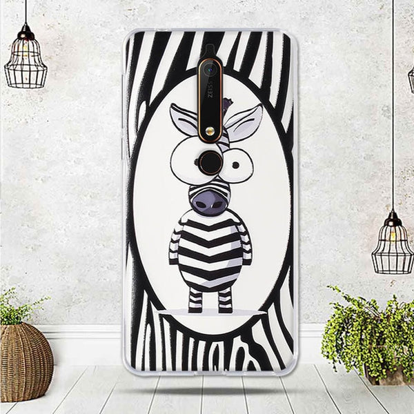 Mobile Case For Nokia 6.1 Cover For Capa Nokia 6 2018 Case silicone TPU Luxury Shell For Funda Nokia 6.1 Phone 2018 Cover Bag