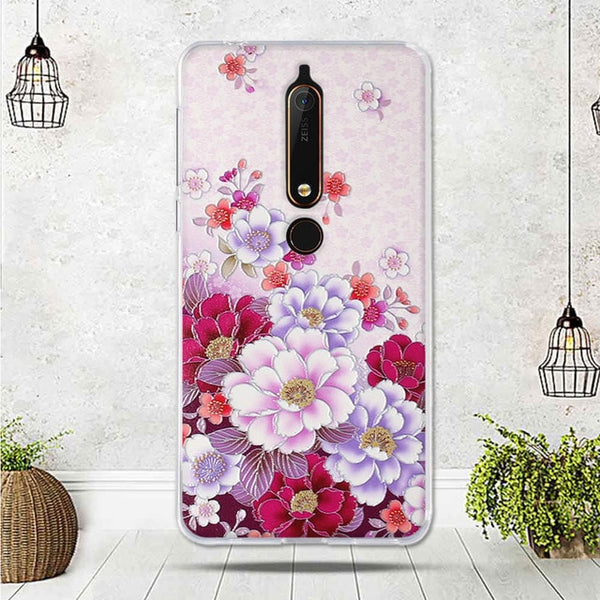 Mobile Case For Nokia 6.1 Cover For Capa Nokia 6 2018 Case silicone TPU Luxury Shell For Funda Nokia 6.1 Phone 2018 Cover Bag